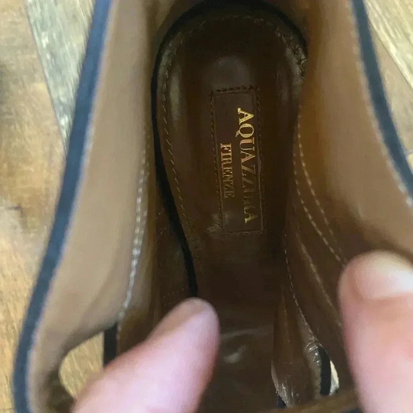 Aquazzura Nasiba Open Toe Stiletto Booties - Picture 9 of 9